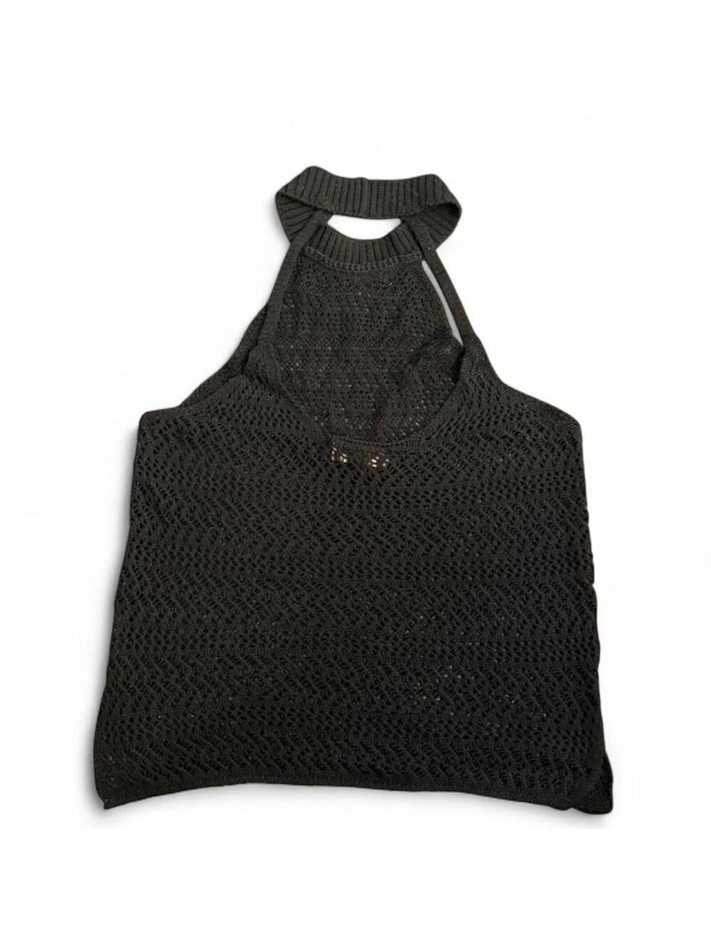 Urban Outfitters Women's Black Crop-top